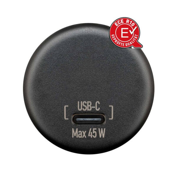 Usb-c-laddare för panelmontering med öppna kabeländar, kabellängd 150 mm - bild 2