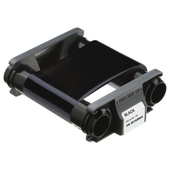 Evolis färgband (monokromt), svart - bild 1