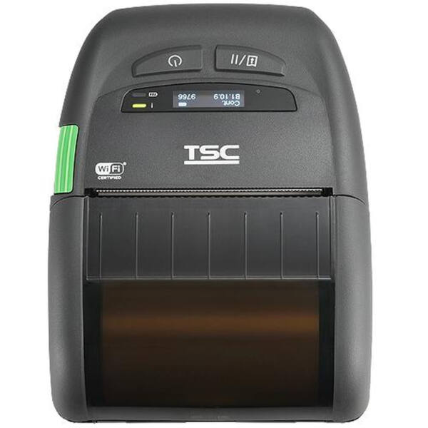 Tsc alpha-30r, premium, usb, bt, wi-fi, nfc, 8 punkter/mm (203 dpi), linerless, display, sort - billede 1