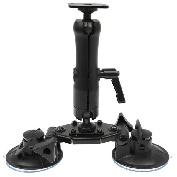 Double suction cup holder with base mount - image 1