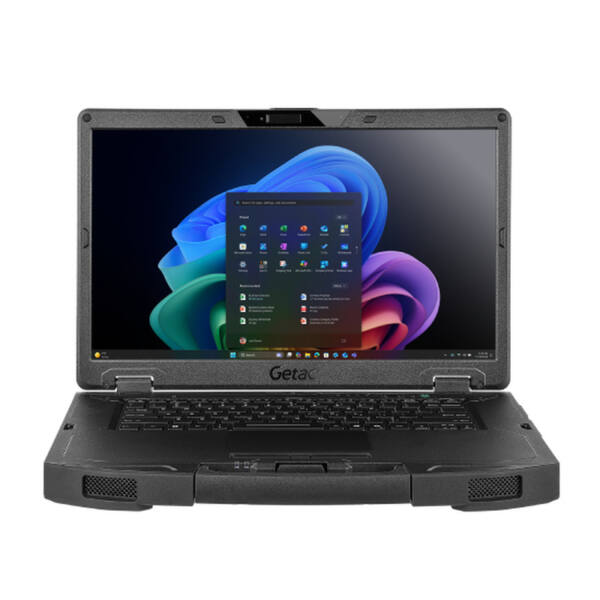 Getac s510ad, 39,6 cm (15,6''), full hd, qwertz (de), usb, usb-c, bt, ethernet, wi-fi (wi-fi 7), ryzen ai 5 340, ssd, win. 11 pro, schwarz – bild 1