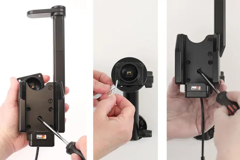 Brodit, aktive Halterung