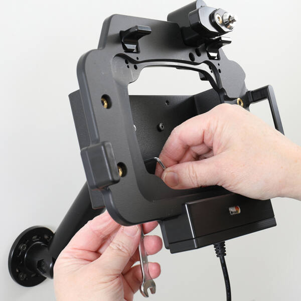 Aktiv hållare, fast installation, låsbar, et401 8" - bild 1