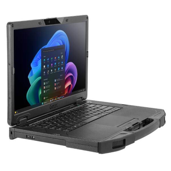 Getac s510ad, 39,6 cm (15,6''), full hd, qwertz (de), usb, usb-c, bt, ethernet, wi-fi (wi-fi 7), ryzen ai 5 340, ssd, win. 11 pro, schwarz – bild 2