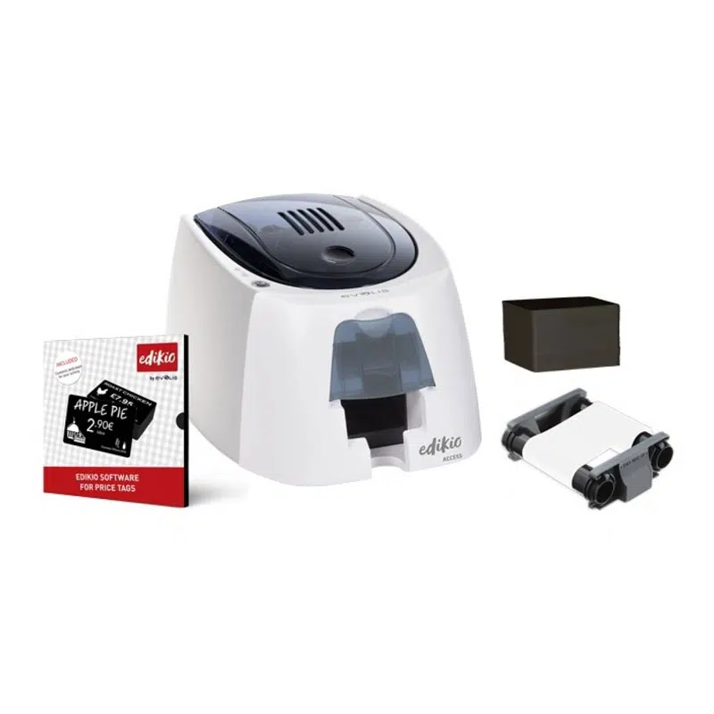 Evolis edikio access - guest solution, single sided, 12 dots/mm (300 dpi), usb, kit (usb)