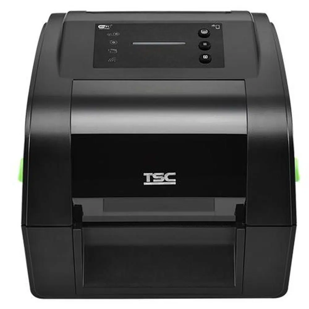TSC TH340R, 12 punkter/mm (300 dpi), RTC, display, RFID, USB, RS232, Ethernet, kit (USB), svart