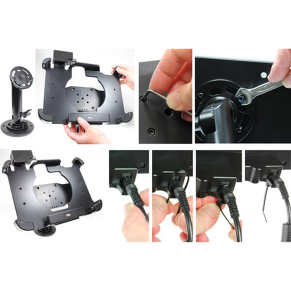 Brodit-halterung, mit schloss, et5x (10'') (schutzhülle) – bild 2