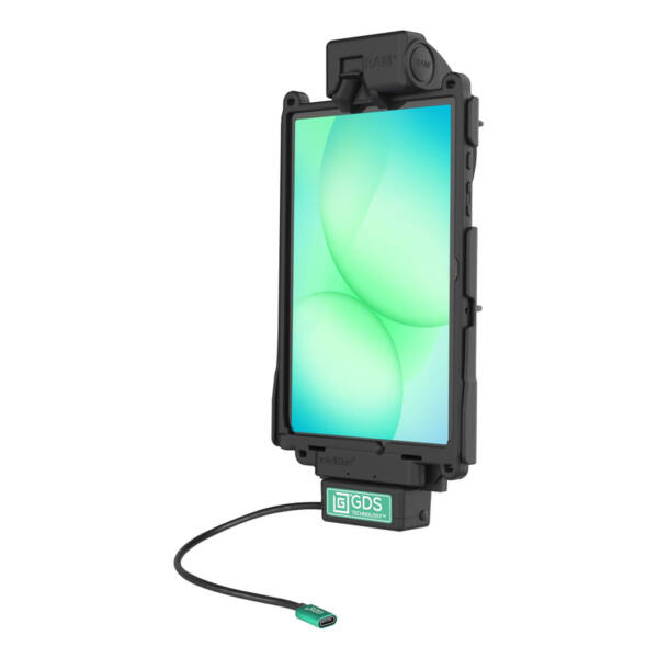 Ram mounts gds tough-dock-hållare (lås) för samsung tab a9+- i intelliskin next gen skyddsfodral – usb-c-kontakt - bild 2