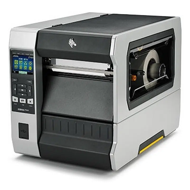 Zebra ZT620, 8 Punkte/mm (203 dpi), Cutter, Display. (Farbe), RTC, ZPL, ZPLII, USB, RS232, BT, Ethernet