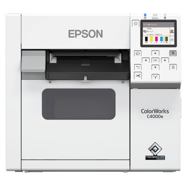 Epson epson colorworks cw-c4000ebk farbetikettendrucker, cutter, usb, ethernet, zplii – bild 1