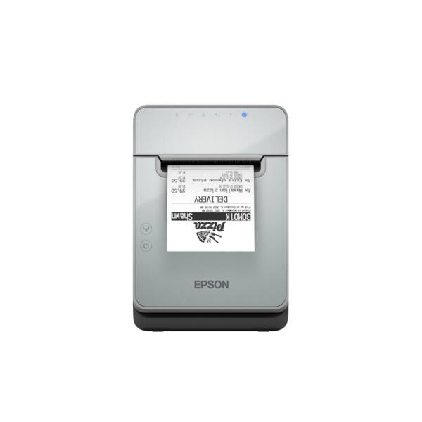 Epson tm-l100, 8 prikker/mm (203 dpi), skæreenhed, linerless, usb, lightning, bt, ethernet, sort - billede 7