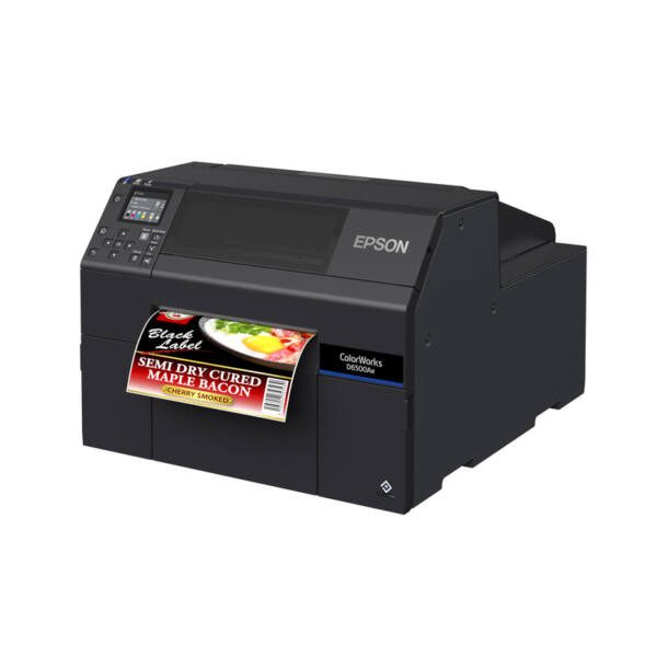 Colorworks d6500 dye ink, cutter, disp. , usb, ethernet, black - image 3