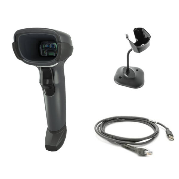 Zebra ds4608, 2d, sr, usb, rs232, kit (usb), black - image 3