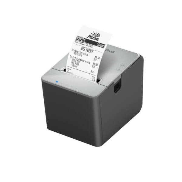 Epson tm-l100, 8 punkter/mm (203 dpi), skærer, linerless, usb, rs232, ethernet, sort - billede 5