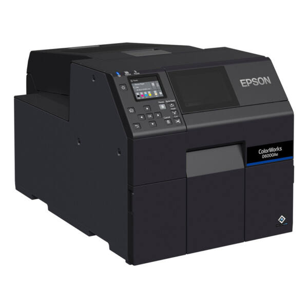 Colorworks d6000 dye inc, skærer, disp. , usb, ethernet, sort - billede 4