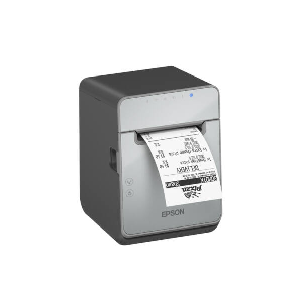 Epson tm-l100, 8 prikker/mm (203 dpi), skæreenhed, linerless, usb, lightning, bt, ethernet, sort - billede 5