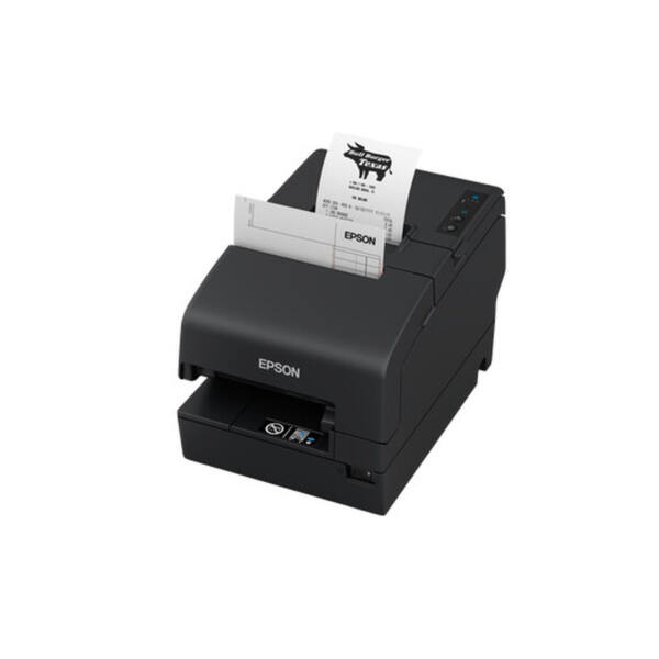 Epson tm-h6000vi, cutter, usb, rs232, ethernet, opos, sort - billede 2