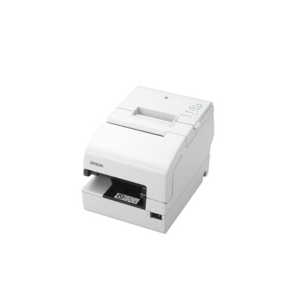 Epson tm-h6000v, micr, skæreenhed, usb, usb host, rs232, ethernet, opos, epos, hvid - billede 4