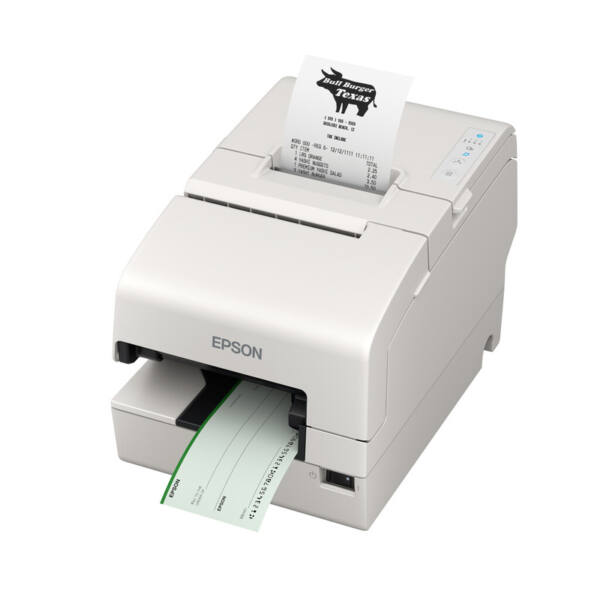 Epson tm-h6000vi, skæreenhed, usb, rs232, ethernet, opos, hvid - billede 2