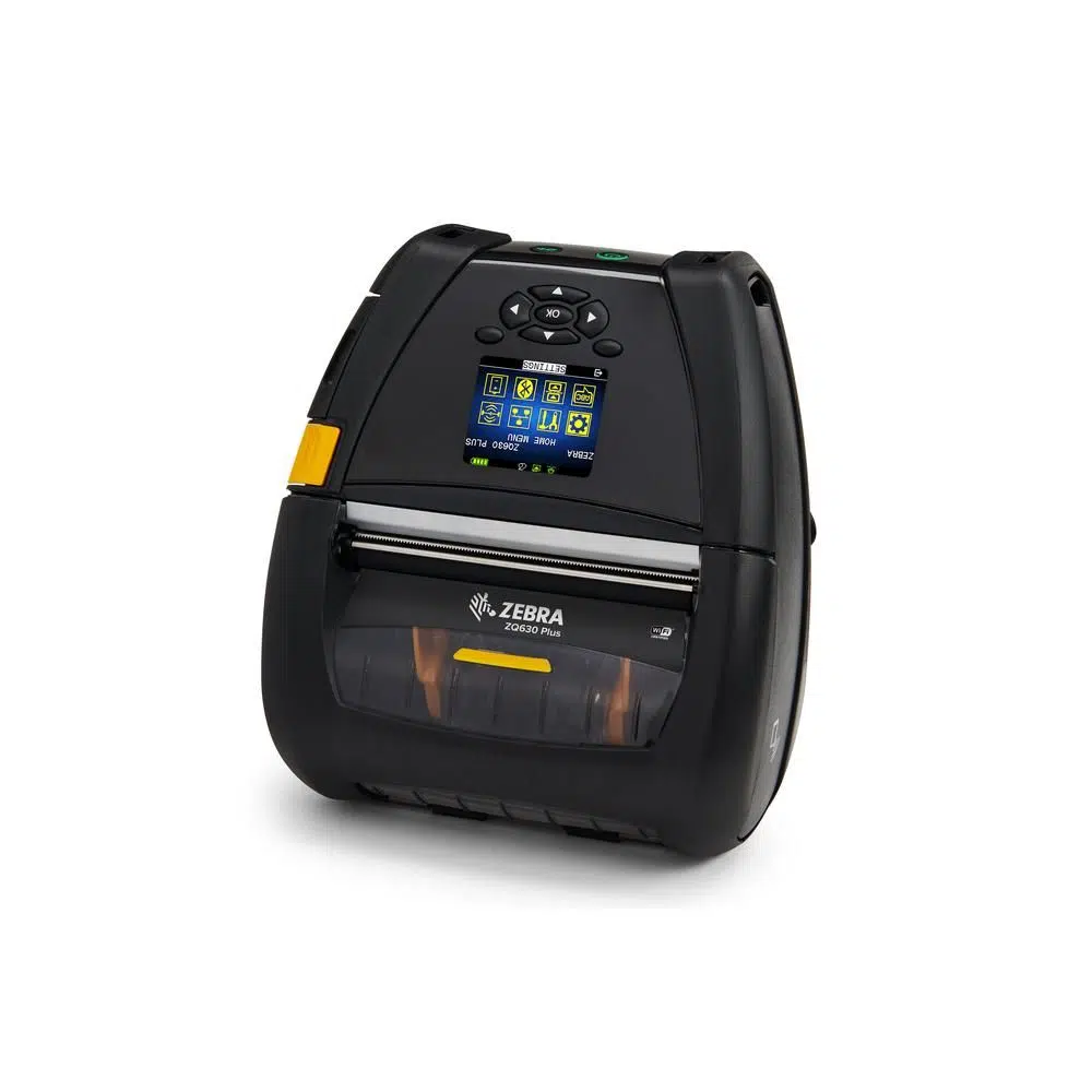 Zebra ZQ630 Plus, 8 punkter/mm (203 dpi), linerless, USB, BT, Wi-Fi, EPL, ZPL, CPCL, RB