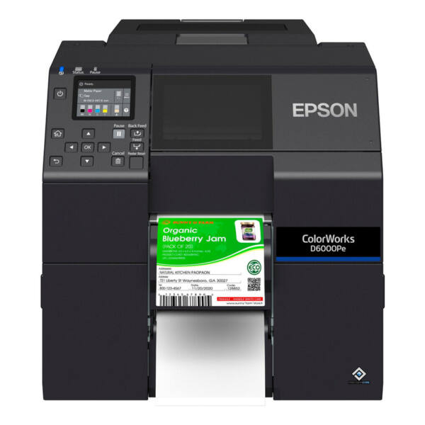 Colorworks d6000 farvestofblæk, afskaller, disp. , usb, ethernet, sort - billede 5