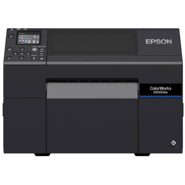 Colorworks d6500 dye ink, cutter, disp. , usb, ethernet, black - image 1