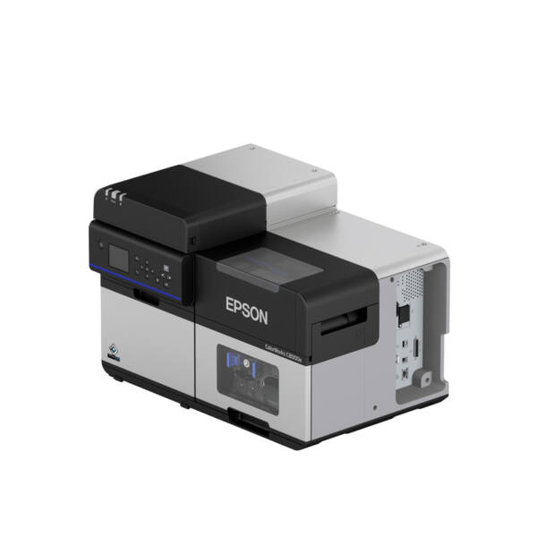 Epson colorworks c8000e, cutter, dispenser, usb, ethernet, kit (usb), schwarz, grau – bild 6