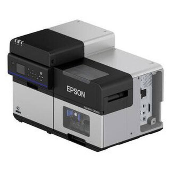 Epson colorworks c8000e, matte black ink, cutter, disp. , usb, ethernet, kit (usb), black, grey - image 7