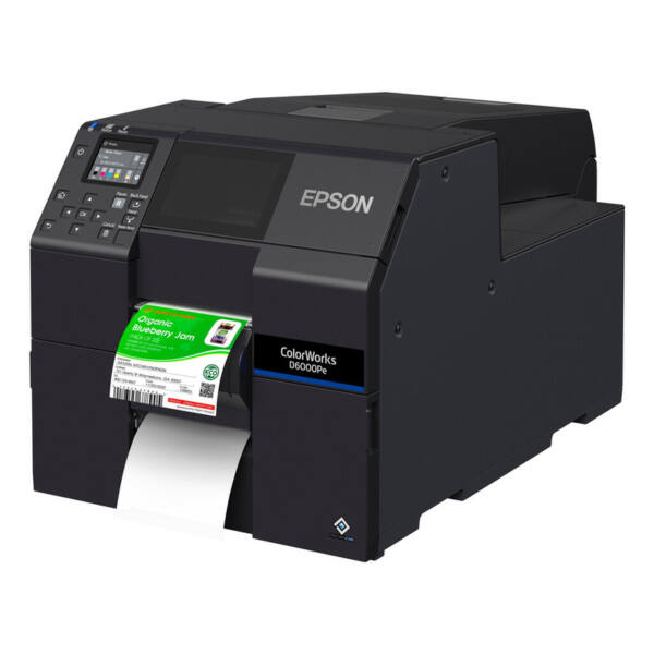 Colorworks d6000 farvestofblæk, afskaller, disp. , usb, ethernet, sort - billede 3