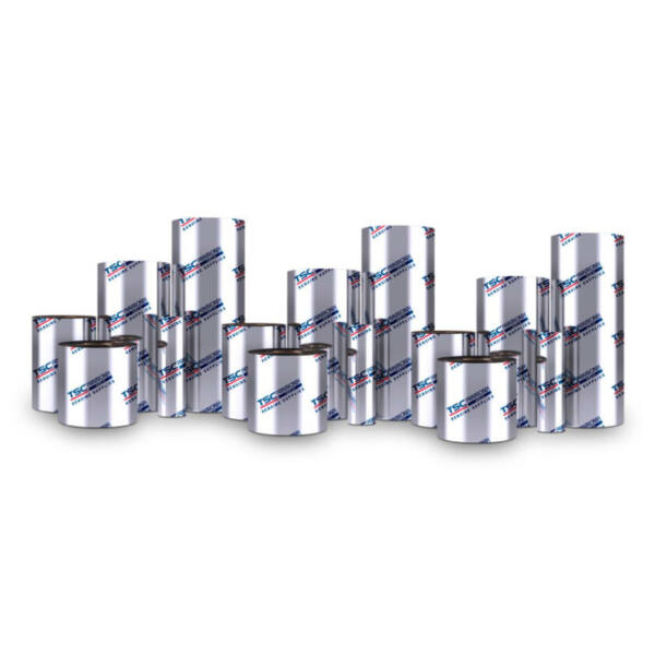 Termotransferfarvebånd, tsc, 8300-pwx, voks, 110 mm, 450 m, udvendig, sort - billede 1