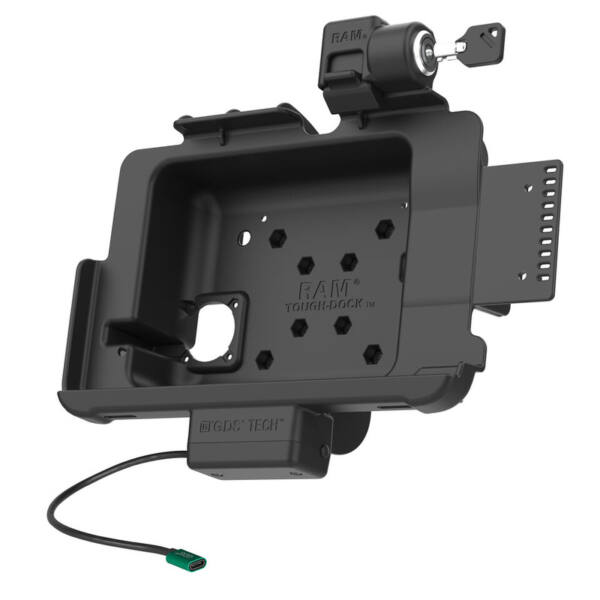 Ram mounts gds form-fit holder (key-locking) for zebra et40/45 (10") - image 1