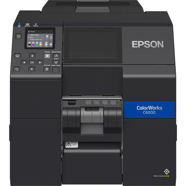 Epson colorworks cw-c6000pe, peeler, disp. , usb, ethernet, black - image 2