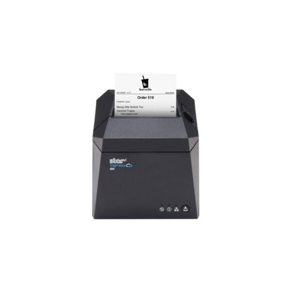 Star tsp100iv sk, direkte termisk linerless labelprinter med usb-c, usb-a, lan, cloudprnt - billede 5