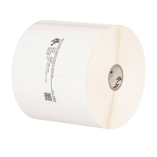 Labels, zebra, syntetisk, polye 3100t gloss, b: 101,6 mm, h: 76,2 mm, d: 127 mm, c: 25,4 mm - billede 1