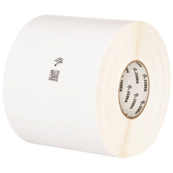 Labels, zebra, synthetic, polypro 3000t gloss, w: 50. 8 mm, h: 25. 4 mm, d: 200 mm, c: 76 mm - image 1