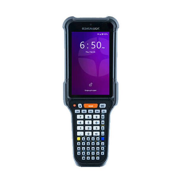 Datalogic Falcon X60, 4,3" display, Android 15, Qualcomm octa-core, 8 GB RAM, 128 GB lagring, 2D Standard Range scan engine, 31-tangenters numerisk, Wi-Fi 6E, robust.