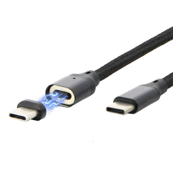 Usb-c-kabel / magnetisches usb-c-kabel - 2m - 60w – bild 3
