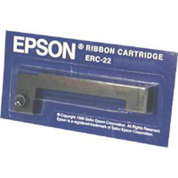 Epson erc 22, lang levetid, farvebånd, sort - billede 1