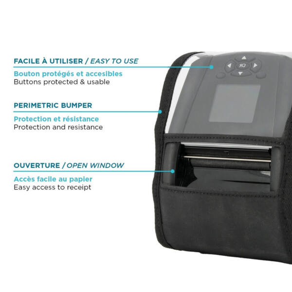 Universelle softtasche für mobilen drucker m + schultergurt – bild 4