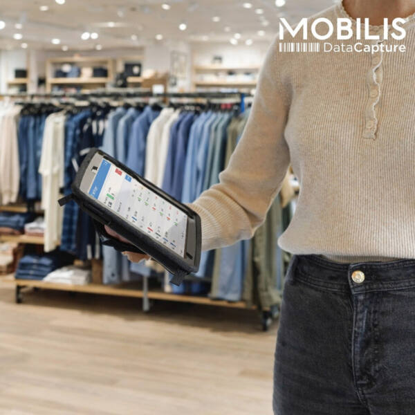 Mobilis activ + cover til zebra et401 10'' + roterende håndtagstativ - billede 2