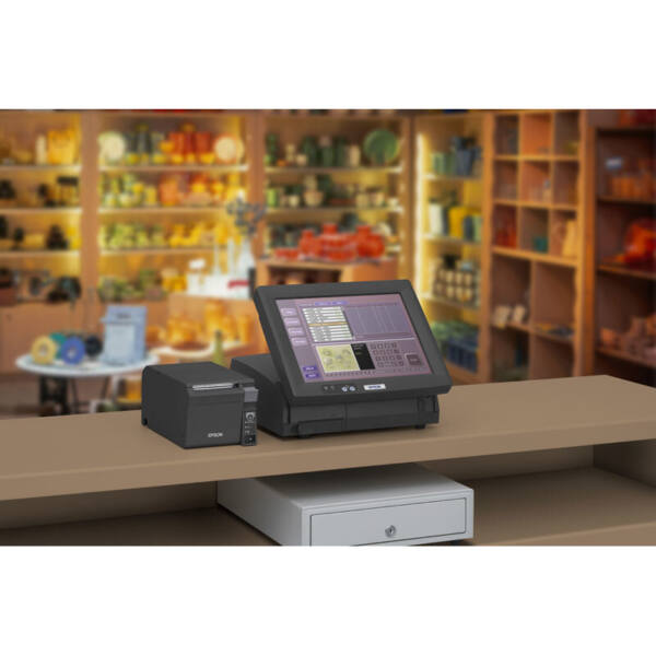 Epson tm-t70ii, usb, ethernet, mörkgrå - bild 1