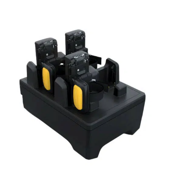 Zebra rs5100 4-slot ring scanner charger, allows charging of 4 rs5100 ring scanners. Requires psu - billede 1