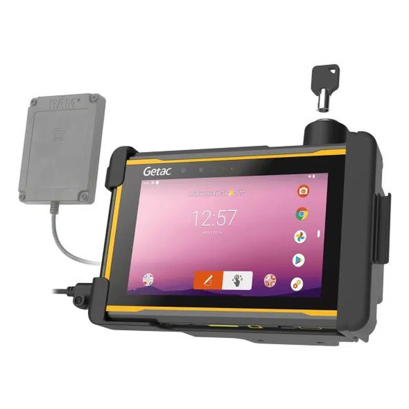 RAM Mounts Formanpassad hållare (med nyckellås) för Getac ZX70