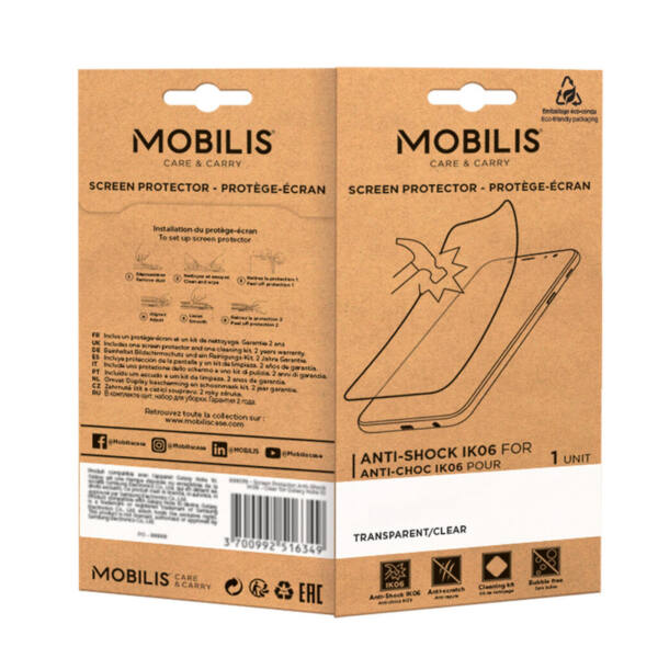Screen protector anti-shock ik06 - clear for galaxy tab active5 8'' - image 3