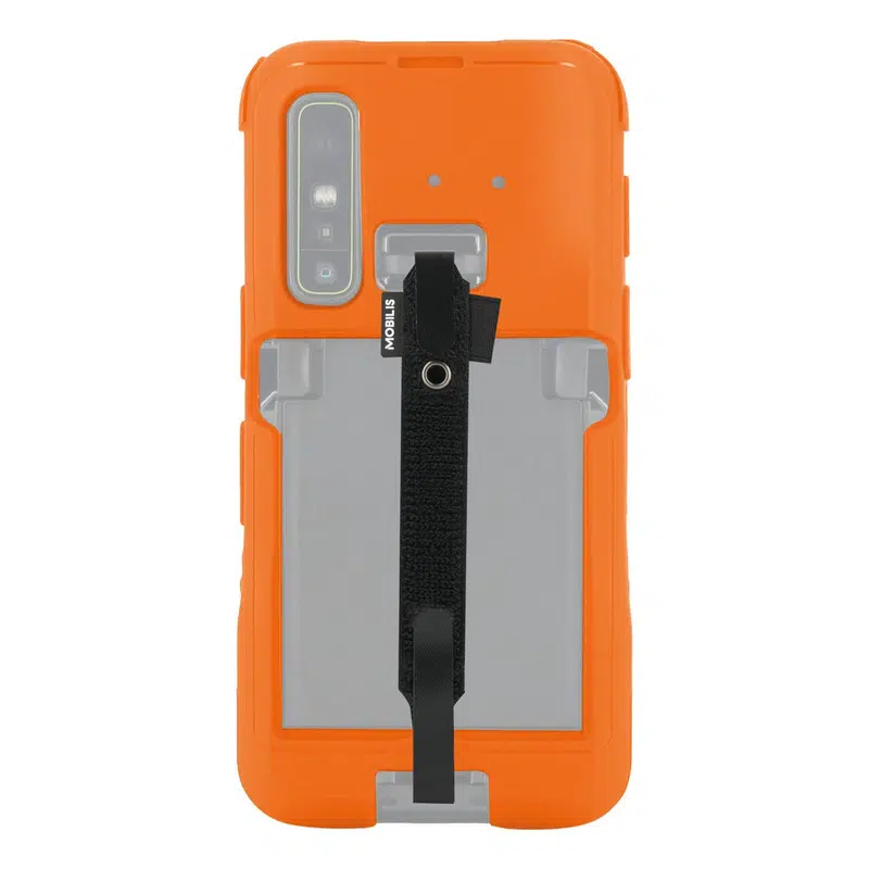 PROTECH-fodral – HI-VIS Orange + Handrem för Zebra TC501 – Pantone 021C – Mjuk väska