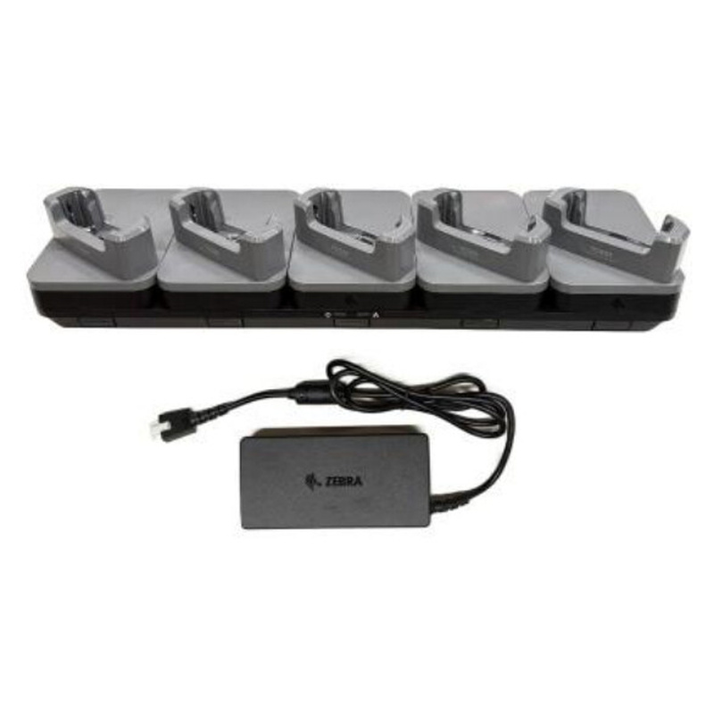Zebra lade-/kommunikationsstation, 5 slots, Ethernet