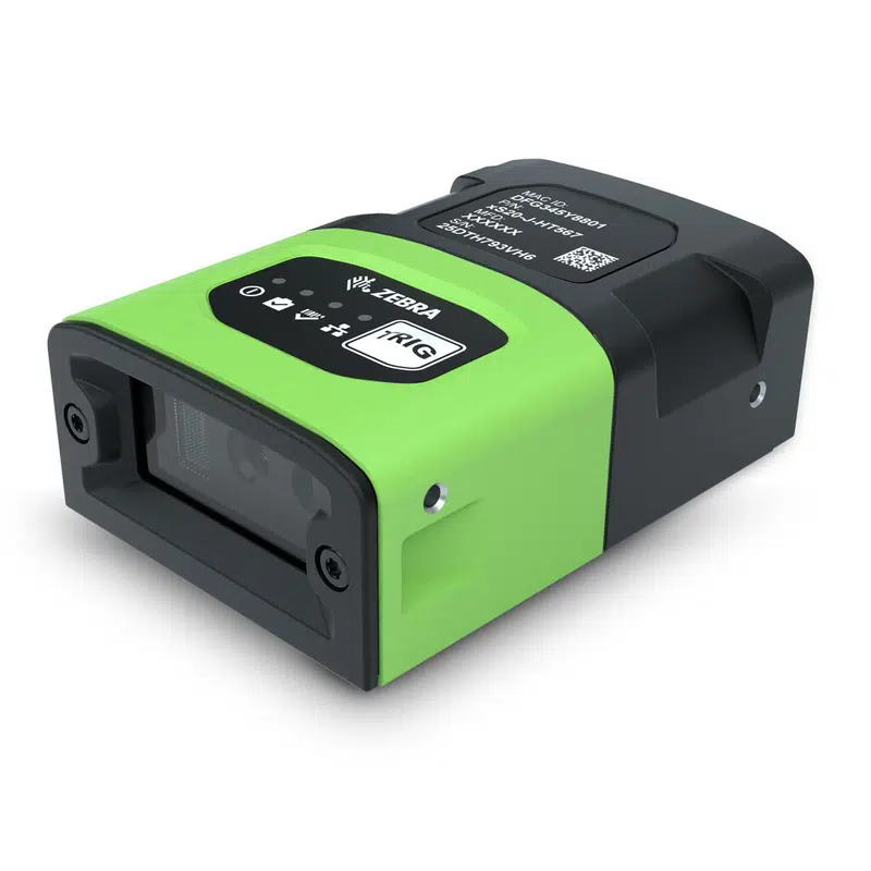 Zebra FS20, typ: skanner, standardräckvidd, 2D, DPM, belysning: vit, OCR, interface: Ethernet, RS232, IP67, färg: svart, grön