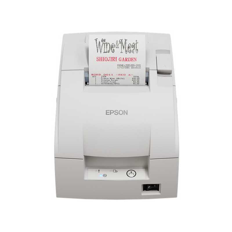 Epson TM-U220IIB, skärare, RS232, vit